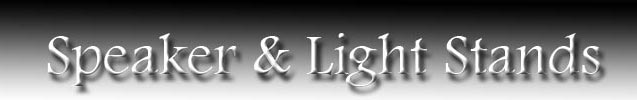 Block Productions Speaker and light stand inventory page